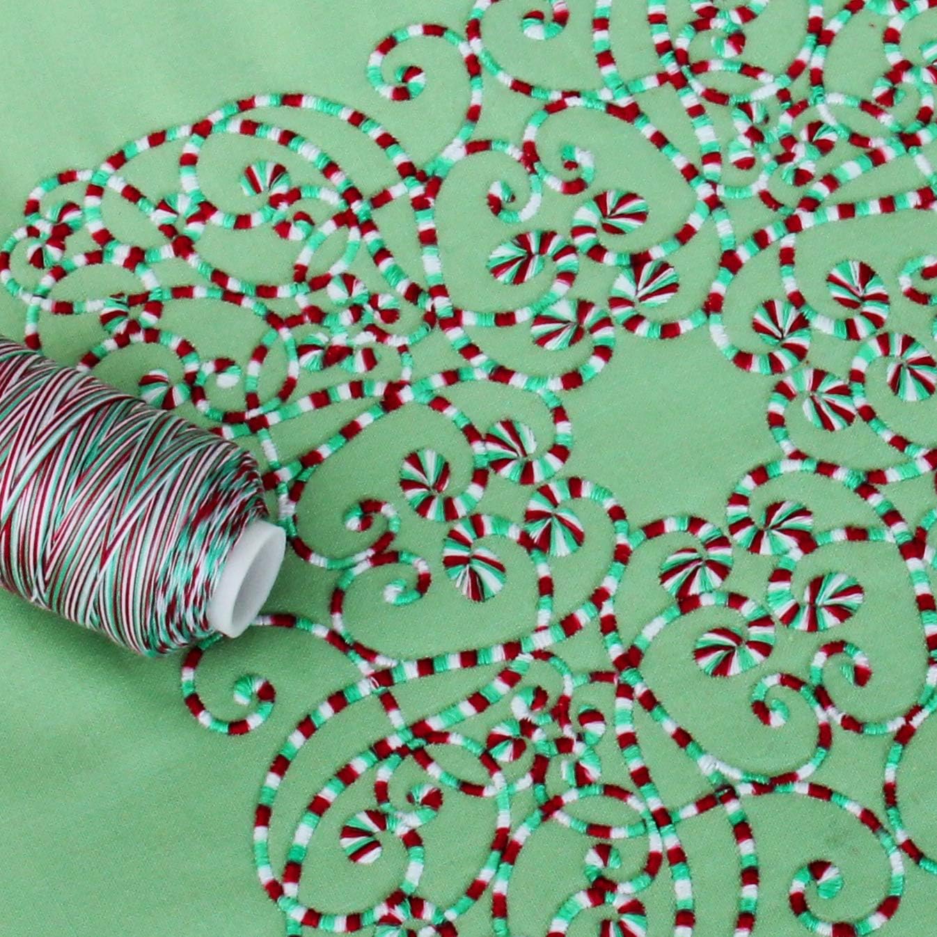 ThreadArt Multicolor Cotton Thread, 600M 40/3, Holiday 7739