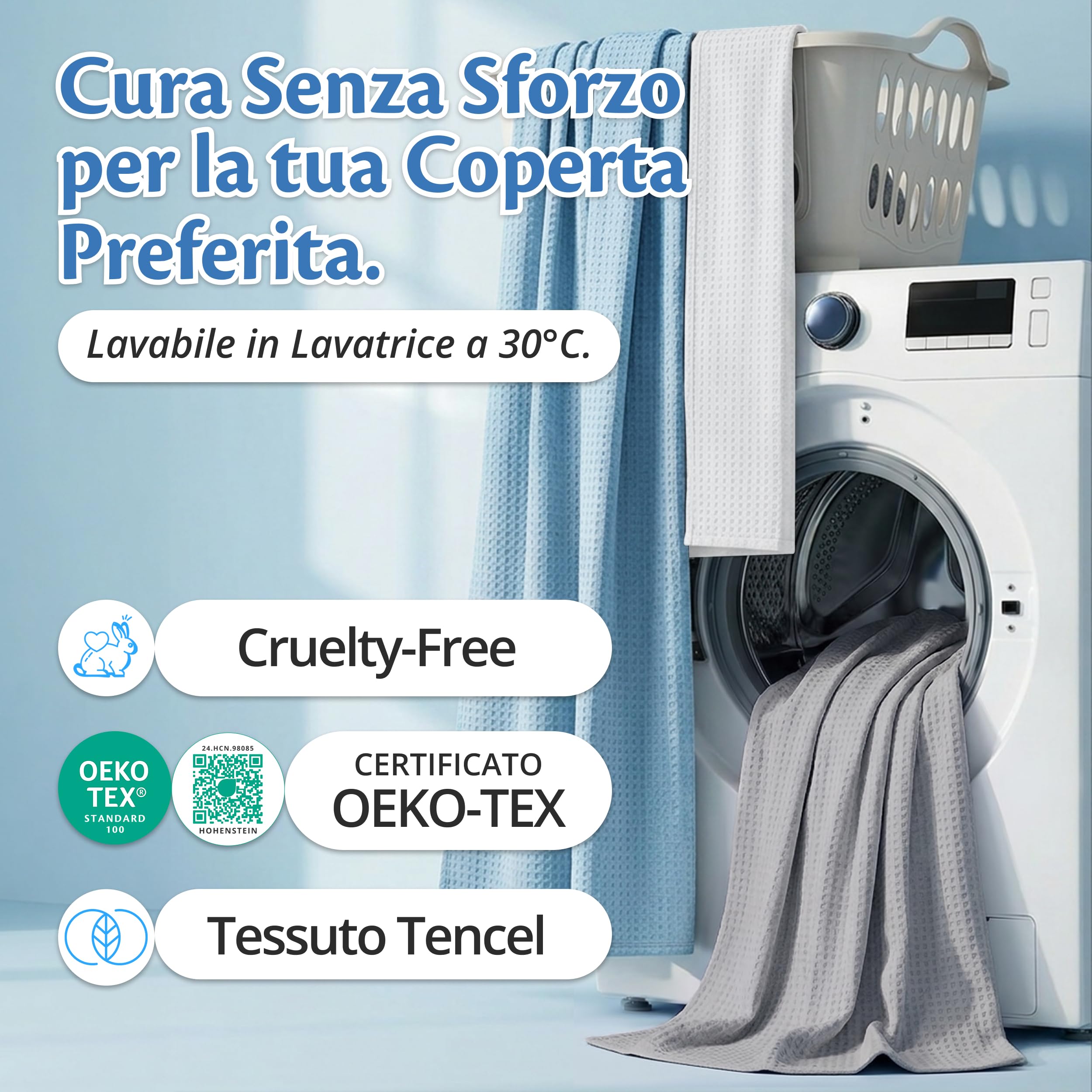 Coperta Rinfrescante Estiva, Coperta Refrigerante Letto in Tessuto Tencel Traspirante, Coperta Raffreddante Fresca per Dormire Bene, 135x200cm - Grigio Nebbia