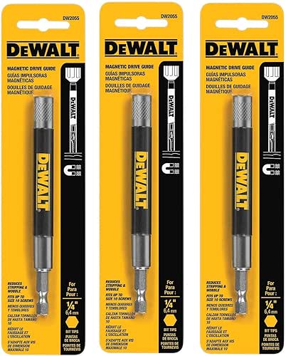 DEWALT DW2055 Magnetic Bit Tip Holder (3 PACK)