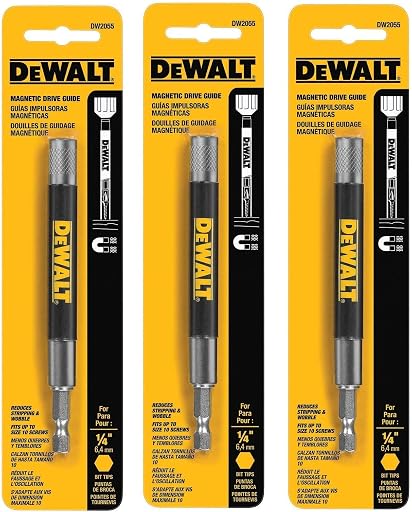 DEWALT DW2055 Magnetic Bit Tip Holder (3 PACK)