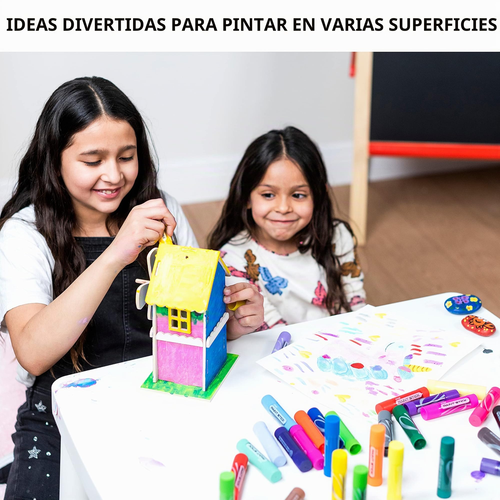 JOYIN 36 Temperas Lavables en Stick, Pintura para Niños 3 Años, Vistoso Tempera Paint Stick, Regalos Creativos de Pintura para Niños
