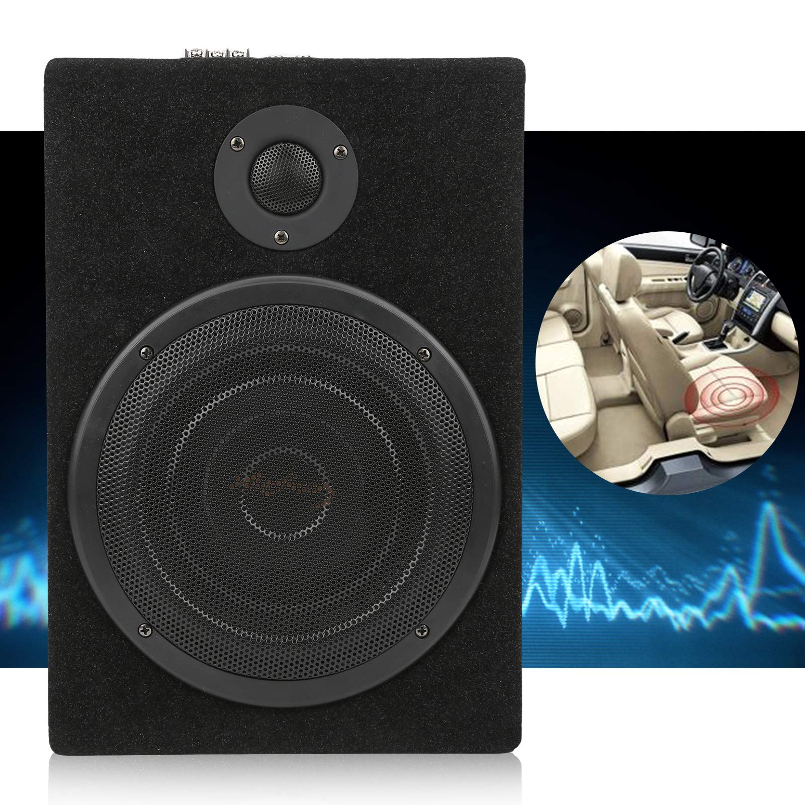 Amazon.co.jp: XTevu サブウーファースピーカー、シート下アンプ