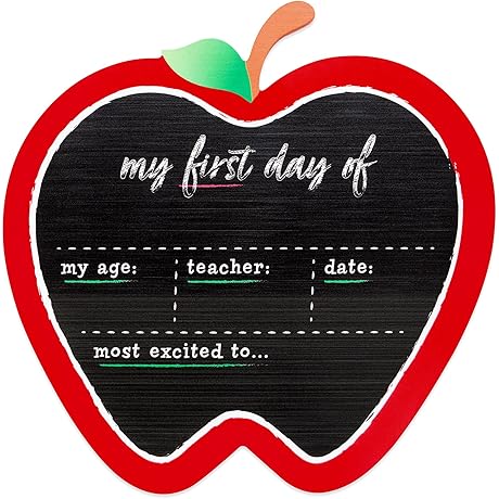 Office Depot First/Last Day Apple Chalkboard Sign