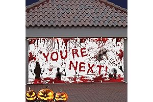 Super Spooky and Scary Halloween Garage Door Mural