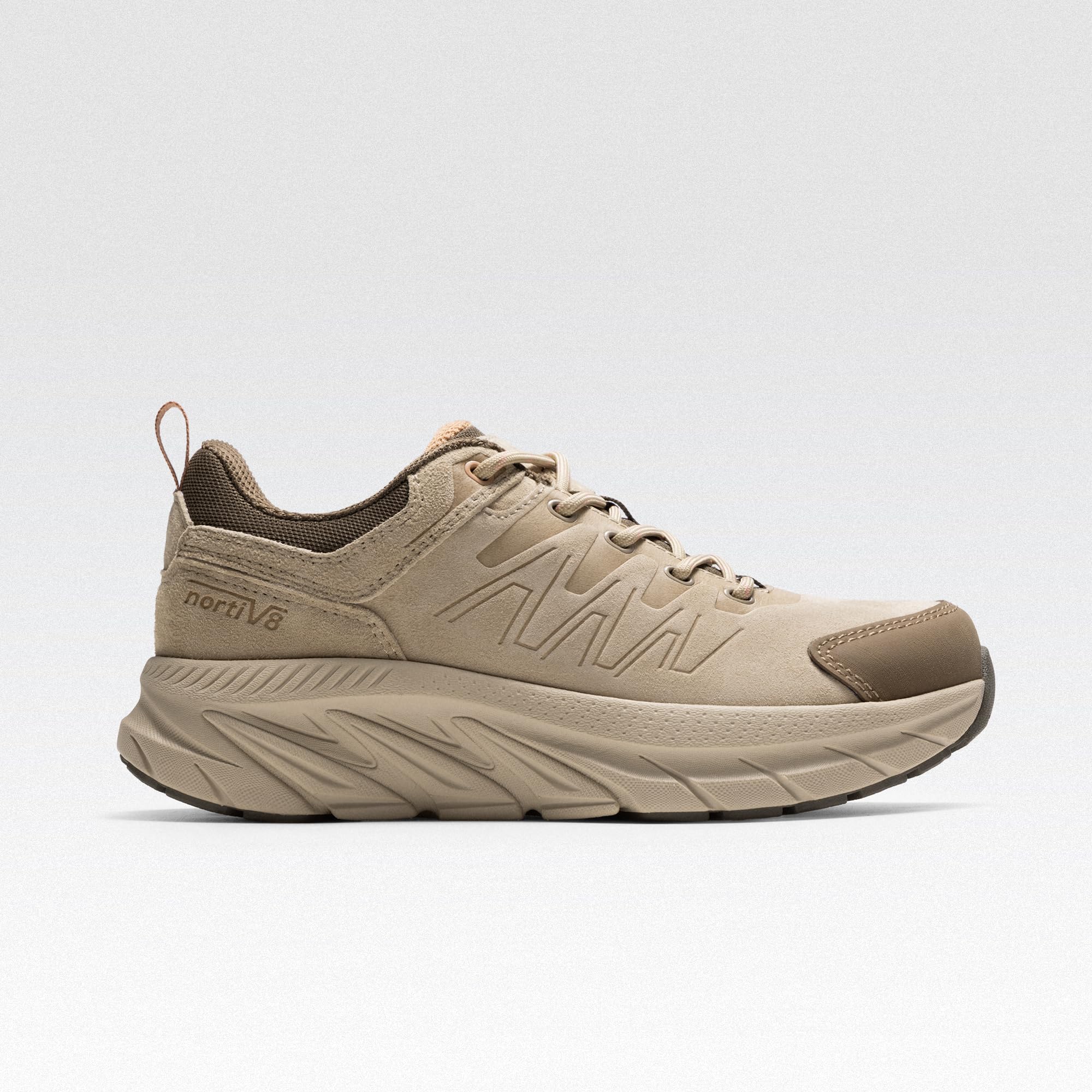 NORTIV 8 Zapatos de senderismo ligeros para mujer, tenis gruesos, cómodos, antideslizantes, para senderismo, senderismo, plataforma al aire libre, tenis para caminar, Horizon