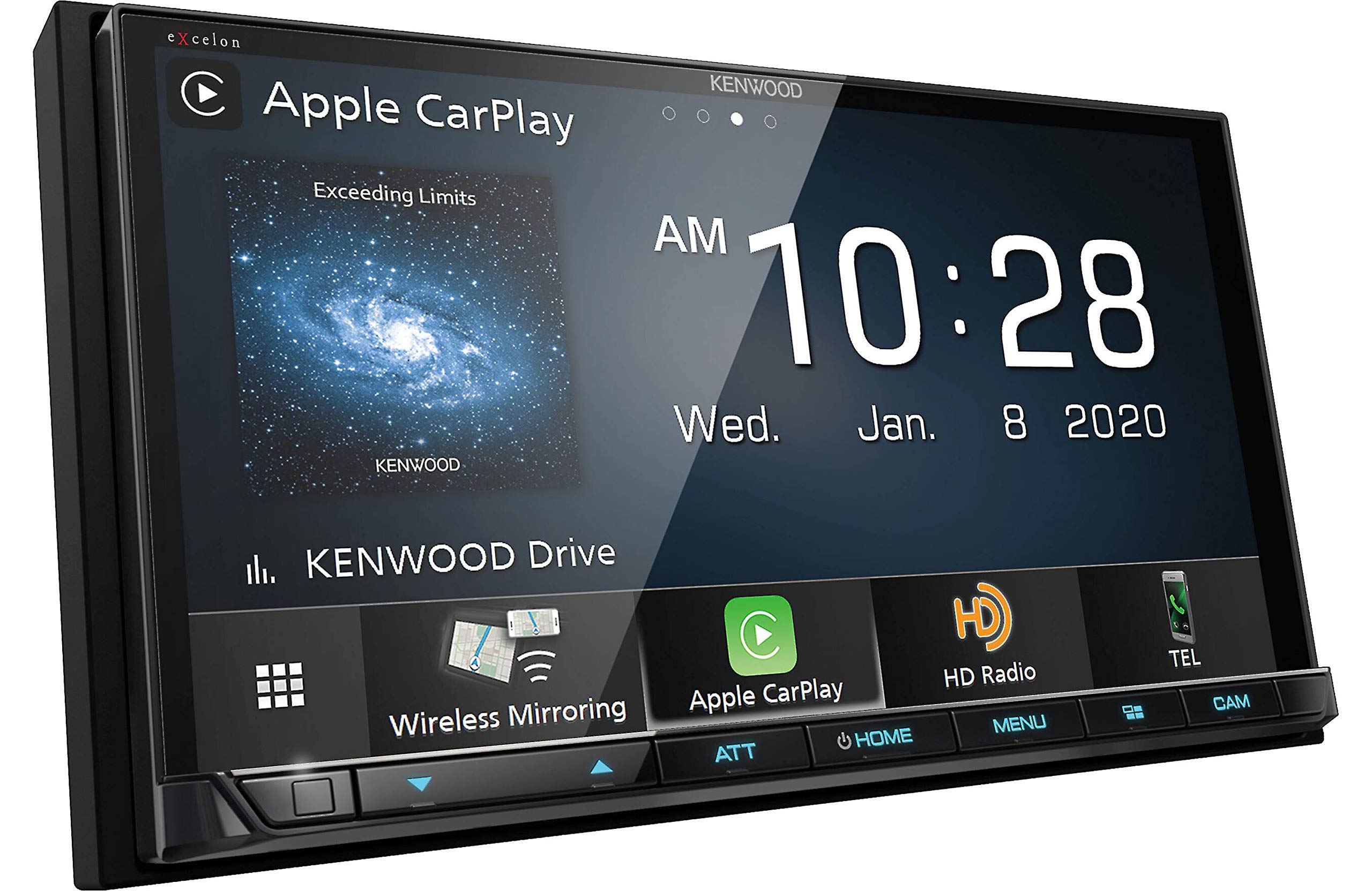 Kenwood DMX907S Excelon 6.95 Inch Capacitive Screen Multimedia Receiver (Renewed)