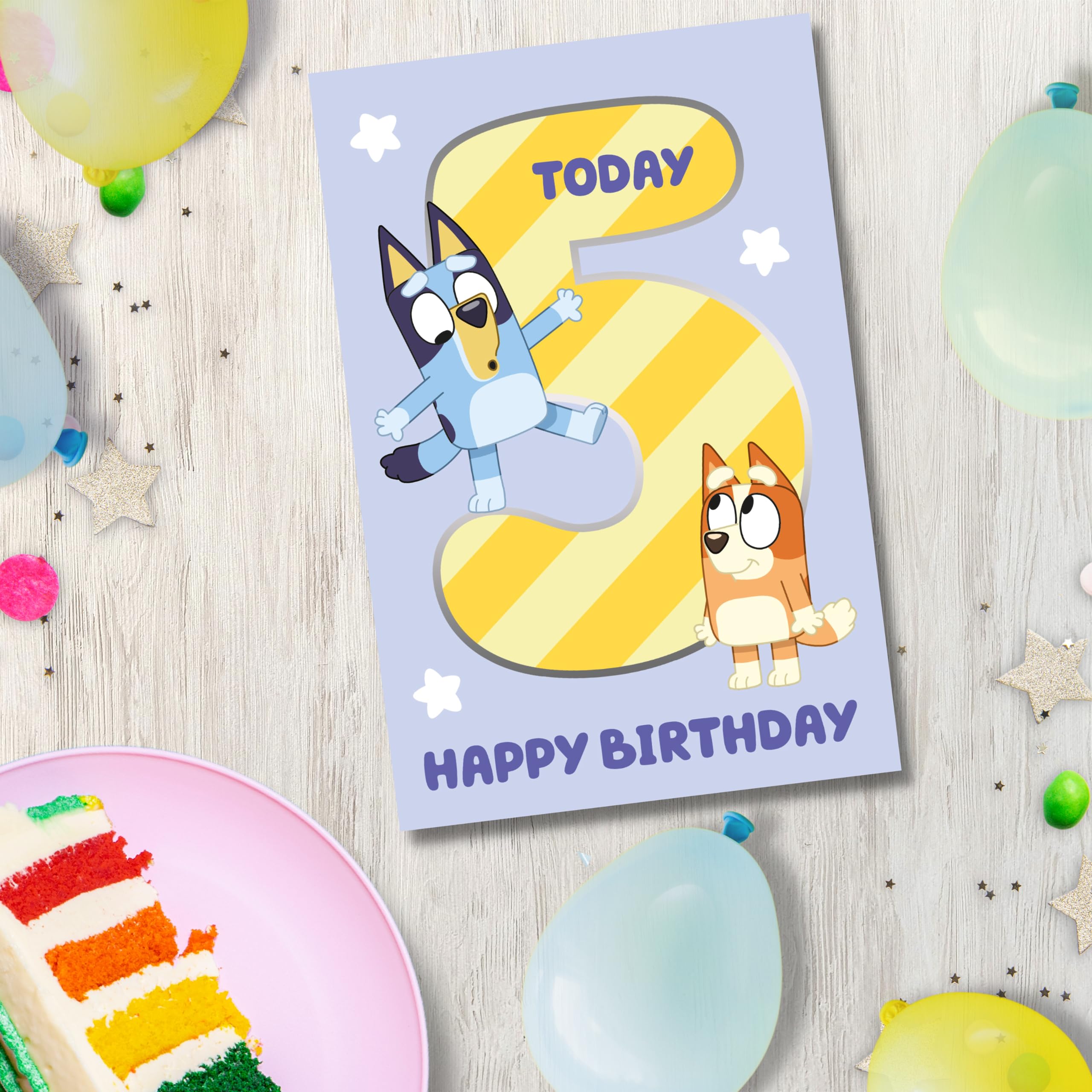 Bluey 5th Birthday Svg, Bluey Birthday Svg, Bluey Svg, Carto | Inspire Uplift