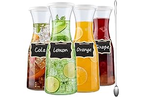 Goldarea Carafe Set: Premium Glass Jug For A Sophisticated Gathering