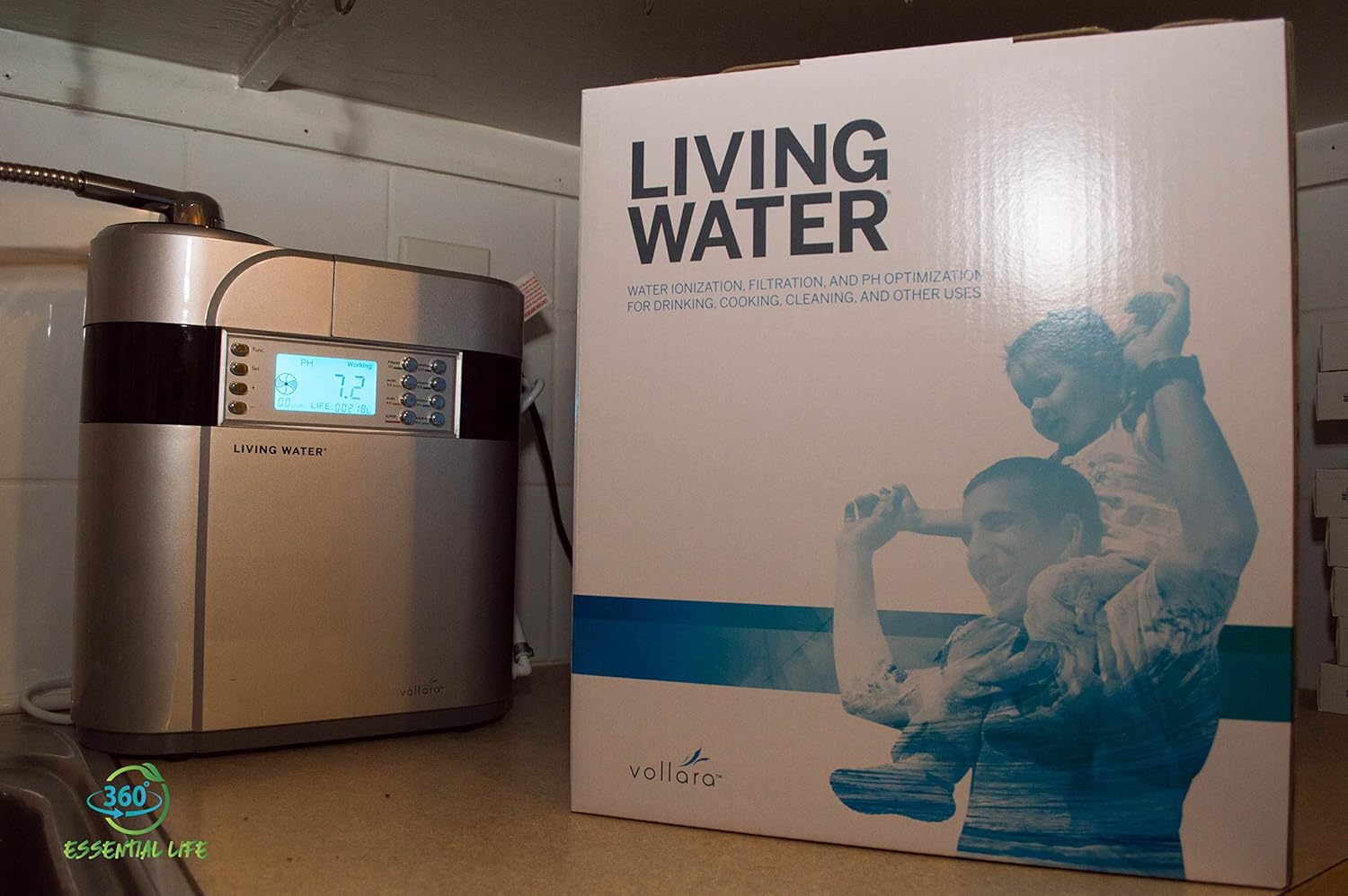 Vollara Living Water Alkaline Water Ionizer with Patented