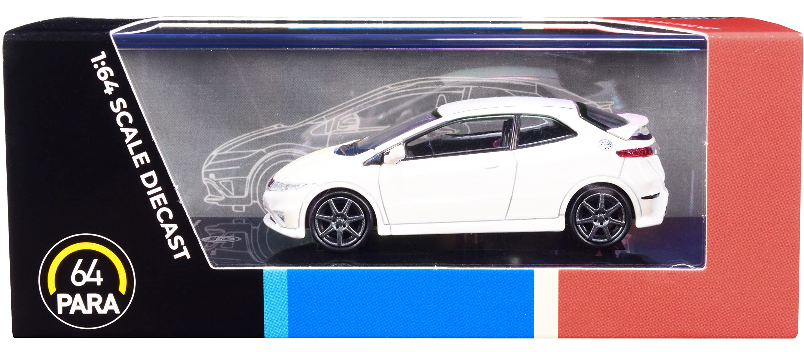 Amazon.com: Civic Type R FN2 Euro Championship White 1/64 Diecast