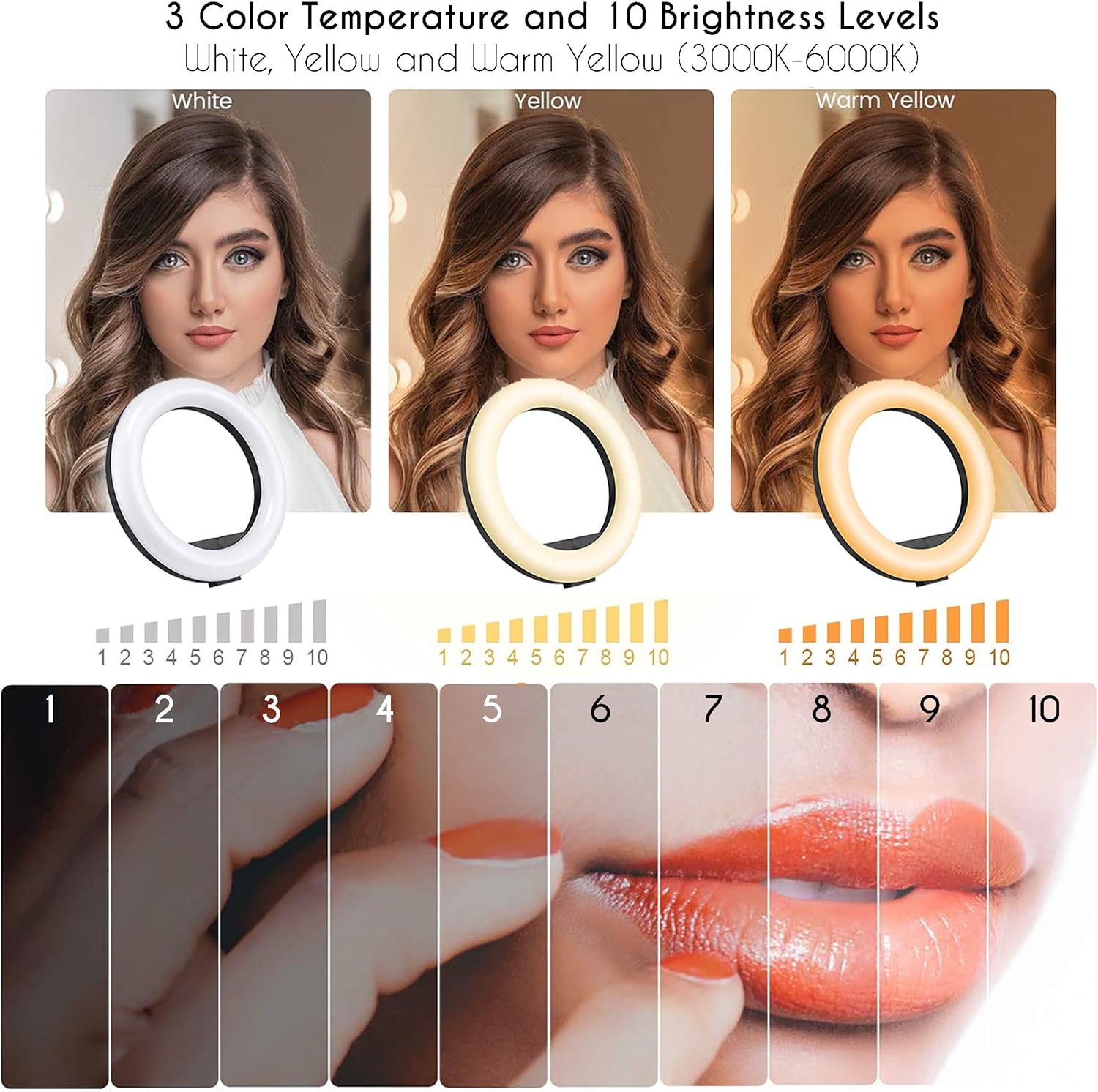 Tесh Dеаlѕ 🔥 LANOEVA 10-inch Selfie Ring Light with 2 Adjustable Tripod Stands & Cell Phone Flexible Holder - Circle LED Beauty Camera Halo for Live Stream/YouTube Video/TikTok/Makeup - Remote for iPhone/Android Blасk Frіdау 🔥 LANOEVA 10-inch Selfie Ring Light with 2 Adjustable Tripod Stands & Cell Phone Flexible Holder - Circle LED Beauty Camera Halo for Live Stream/YouTube Video/TikTok/Makeup - Remote for iPhone/Android