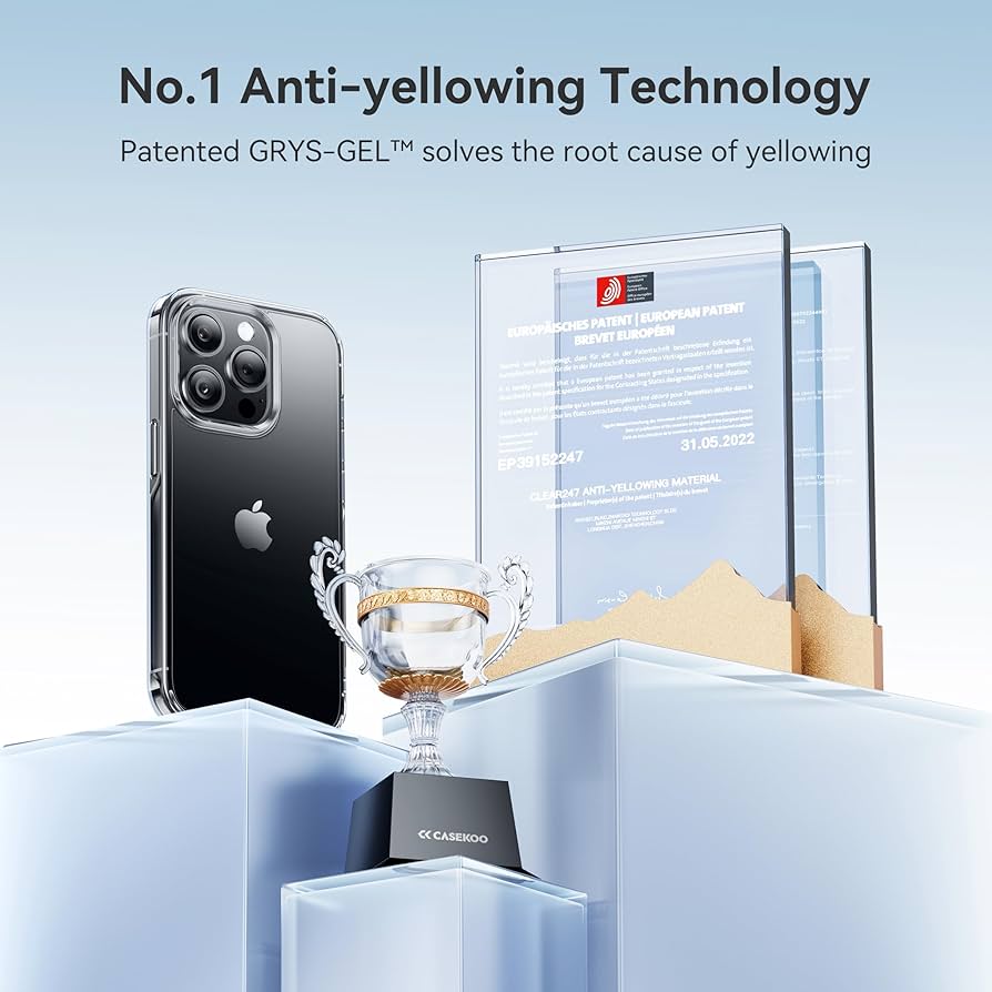 Amazon.com: CASEKOO for iPhone 14 Pro Max Case Crystal Clear