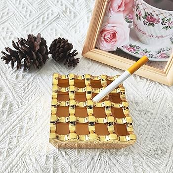 Amazon.com: Honoro Vintage Metal Cigar Ashtrays,16 Grids