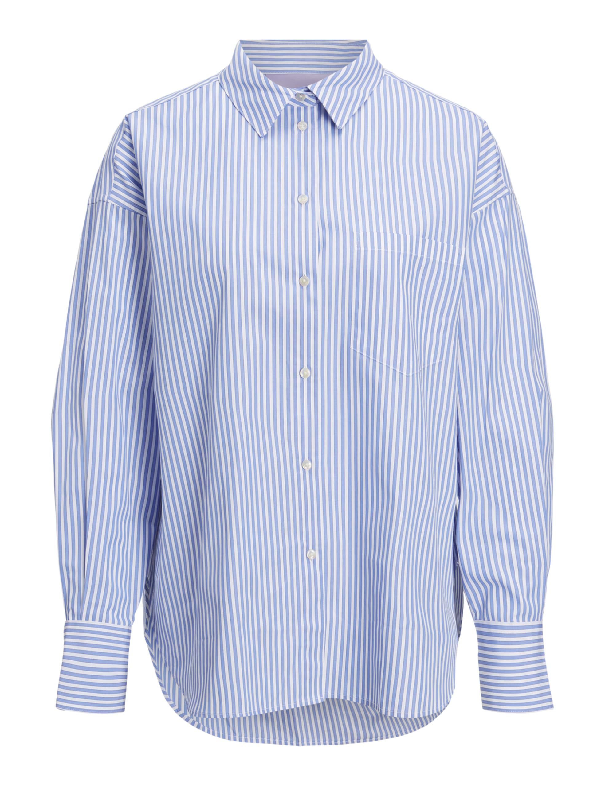 JJXX Female Poplin Shirt JXJAMIE Poplin Shirt, Navy Blazer/Stripes: Stripes, S