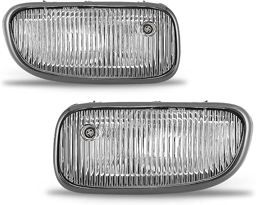 AUTOWIKI Luces antiniebla aptas para Jeep Grand Cherokee 1999 2000 2001 2002 2003 con bombillas halógenas 1 par