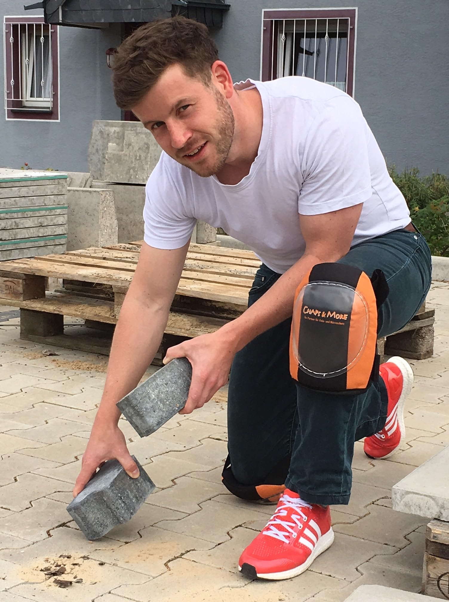 Rodilleras profesionales de trabajo | Con Relleno de Espuma memoria y un Cómodo Cojín de Gel | Protectores de rodilla para jardinería, suelos, bricolaje, DIY, construcción, Interior y exterior etc