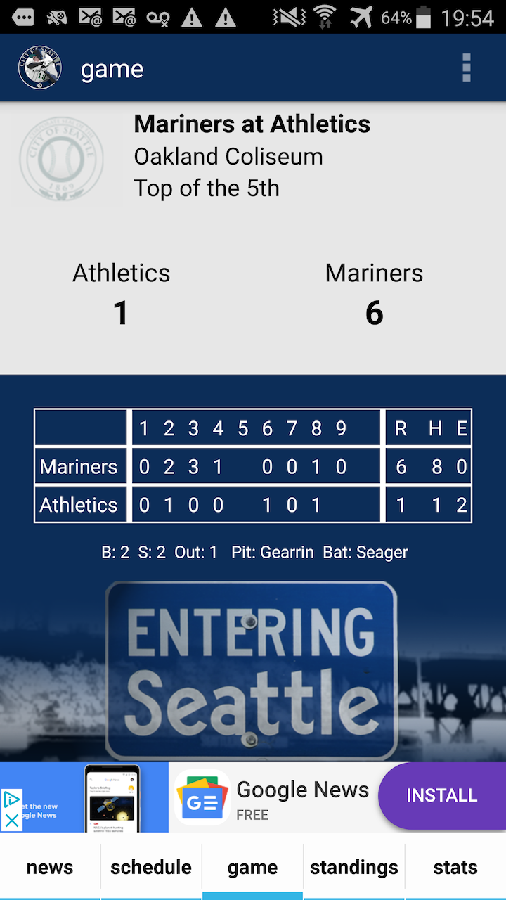 Seattle Baseball News - App on Amazon Appstore