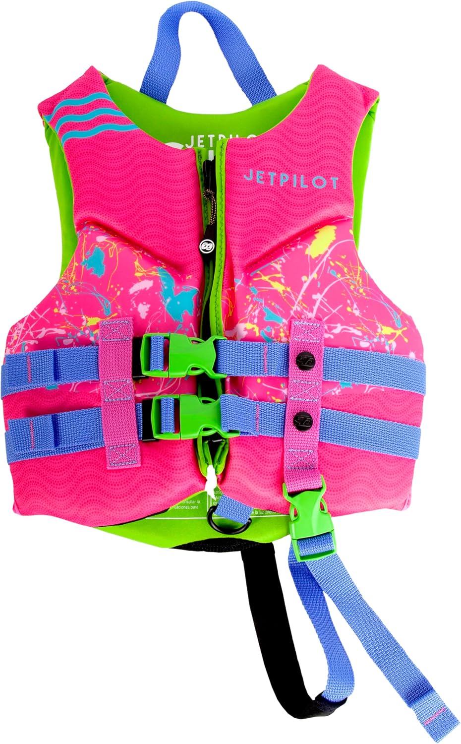 Jetpilot Cause Infant Neoprene Coast Gaurd Approved Life Vest PFD-Pink-Child - Image 1 of 2