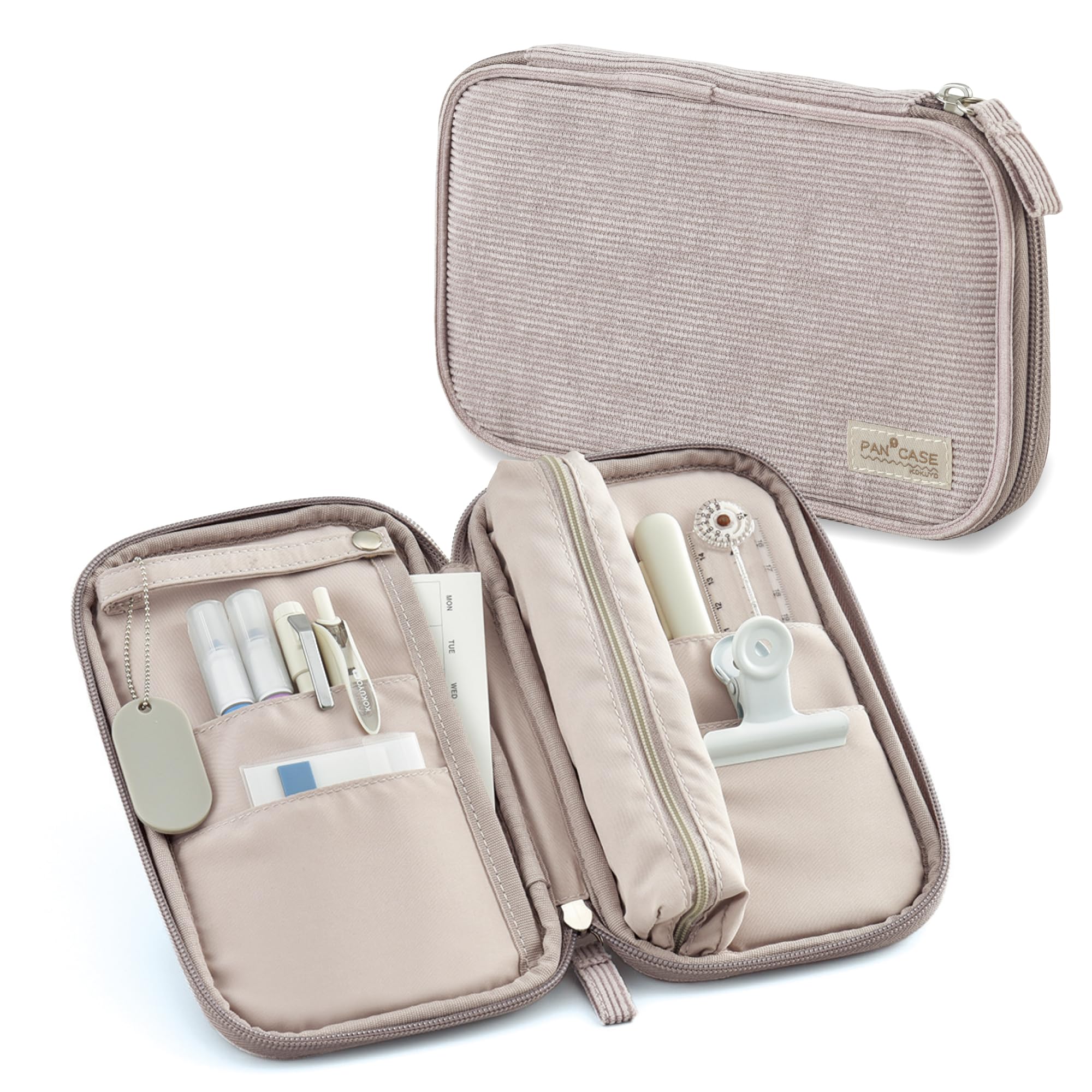 F-VBF300M Pencil Case, Pouch, Pen Case, Pan Case, Gray