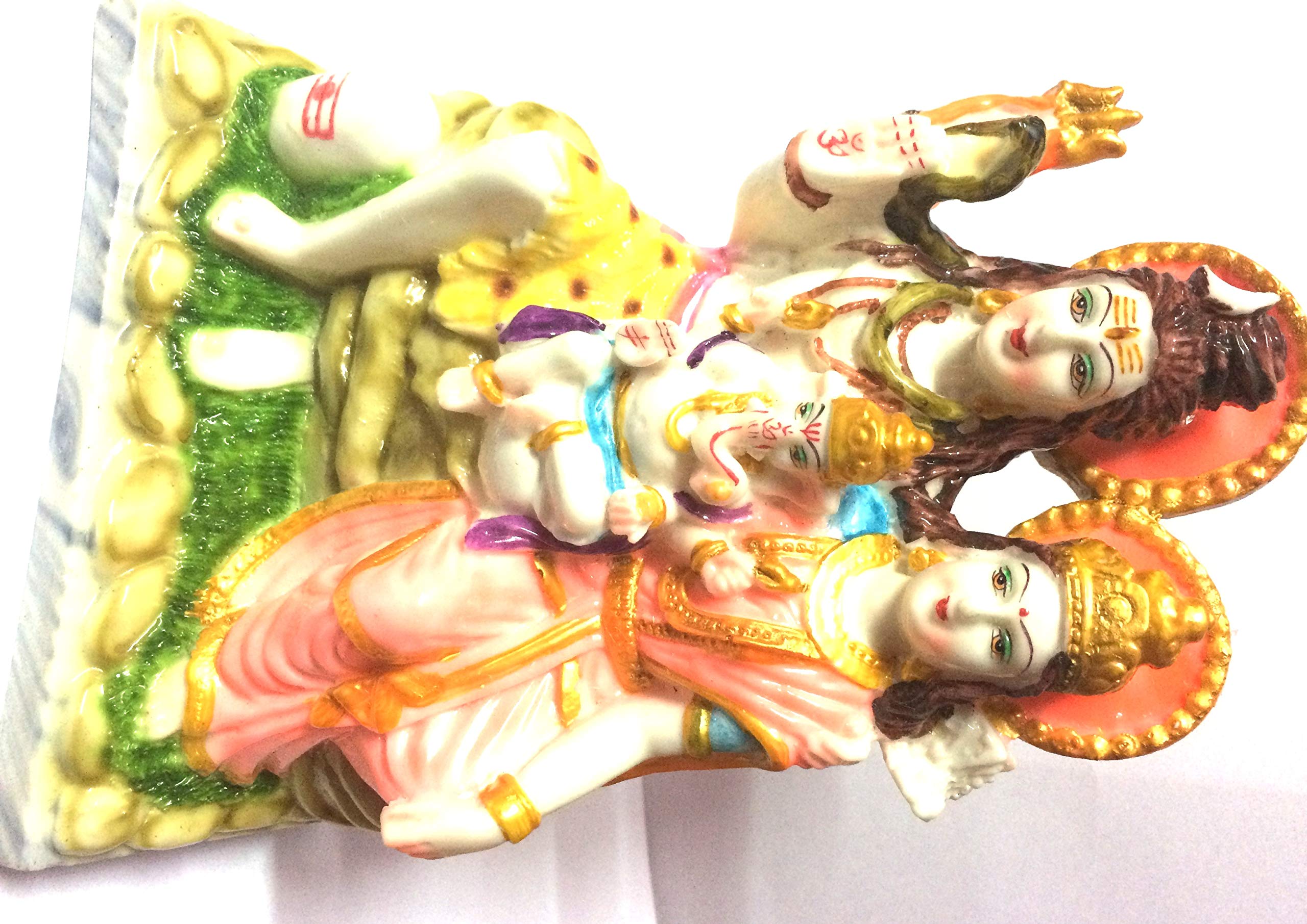 Buy Indian Art Handicrafts Shiv Parivar Statue Shiv Ganesha Polyresin