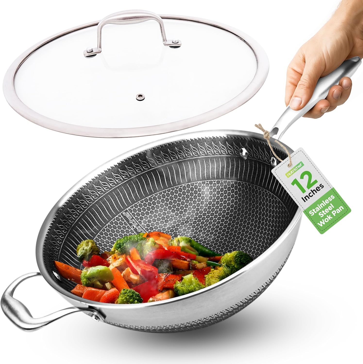 20% Off NutriChef Non-Toxic Wok At Amazon