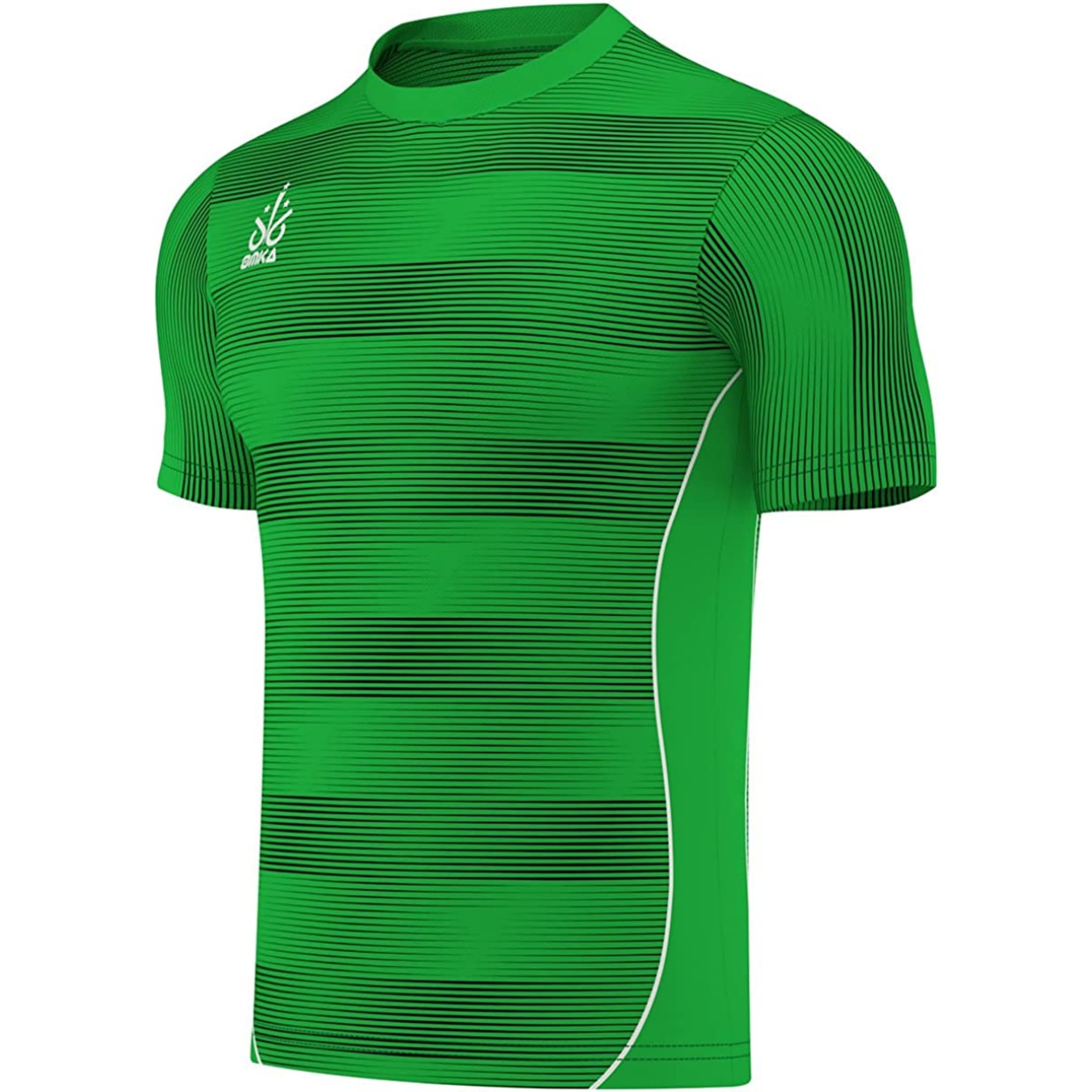 OMKA Team Sportshirt - Atmungsaktives Kurzarm-Fußballtrikot, Rundhals-Fantrikot, Premium Teamwear Sportbekleidung