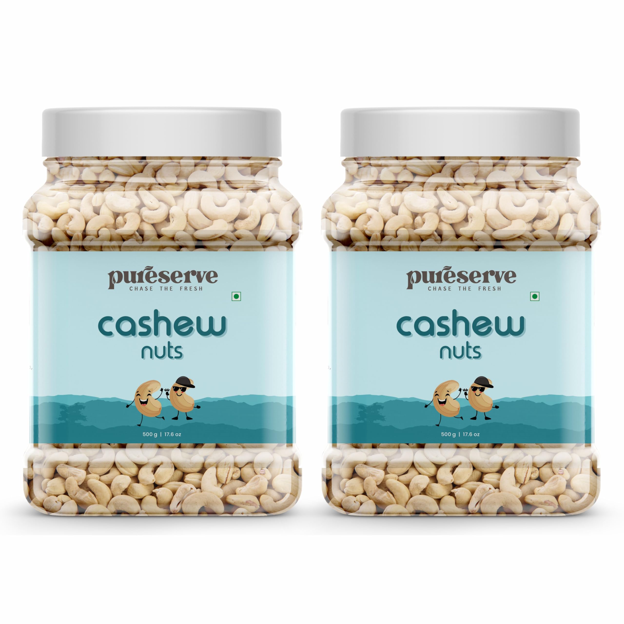 Pureserve Premium Whole Cashews 1Kg (500g*2) - Super Crunchy & Naturally Sweet | Rich in Protein & Healthy Fats | Ideal for Snacking, Cooking & Gifting | Vegan & Gluten-Free-picture-16