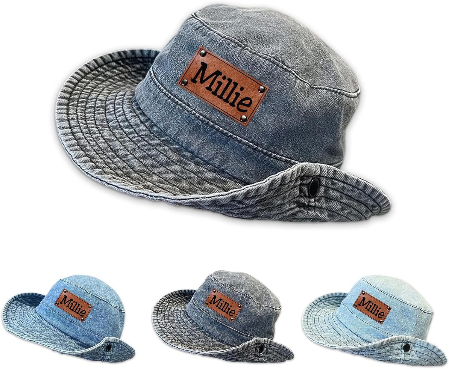 Personalized Cowboy Hats for Kids Custom Western Cowboy Cowgirl Hats Western Cowboy Hats with Leather Name