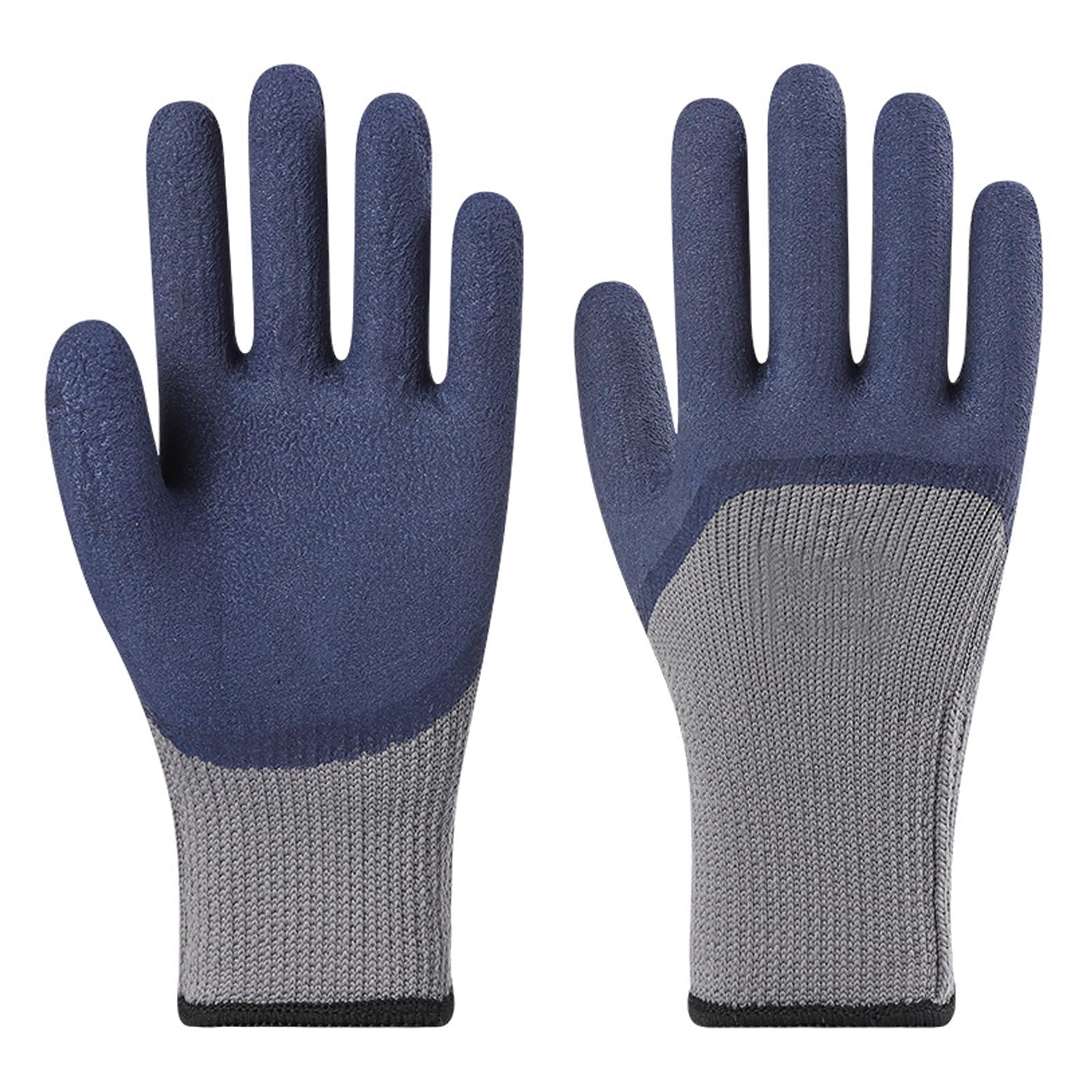 RANYAKE Winter Work Gloves for Men and Women,3/4 Waterproof Freezer Gloves with Layer Latex Coating,Thermal Insulated Glove for Cold Weather,Grip for Gardening Cold Weather Freezer Worker Outdoor