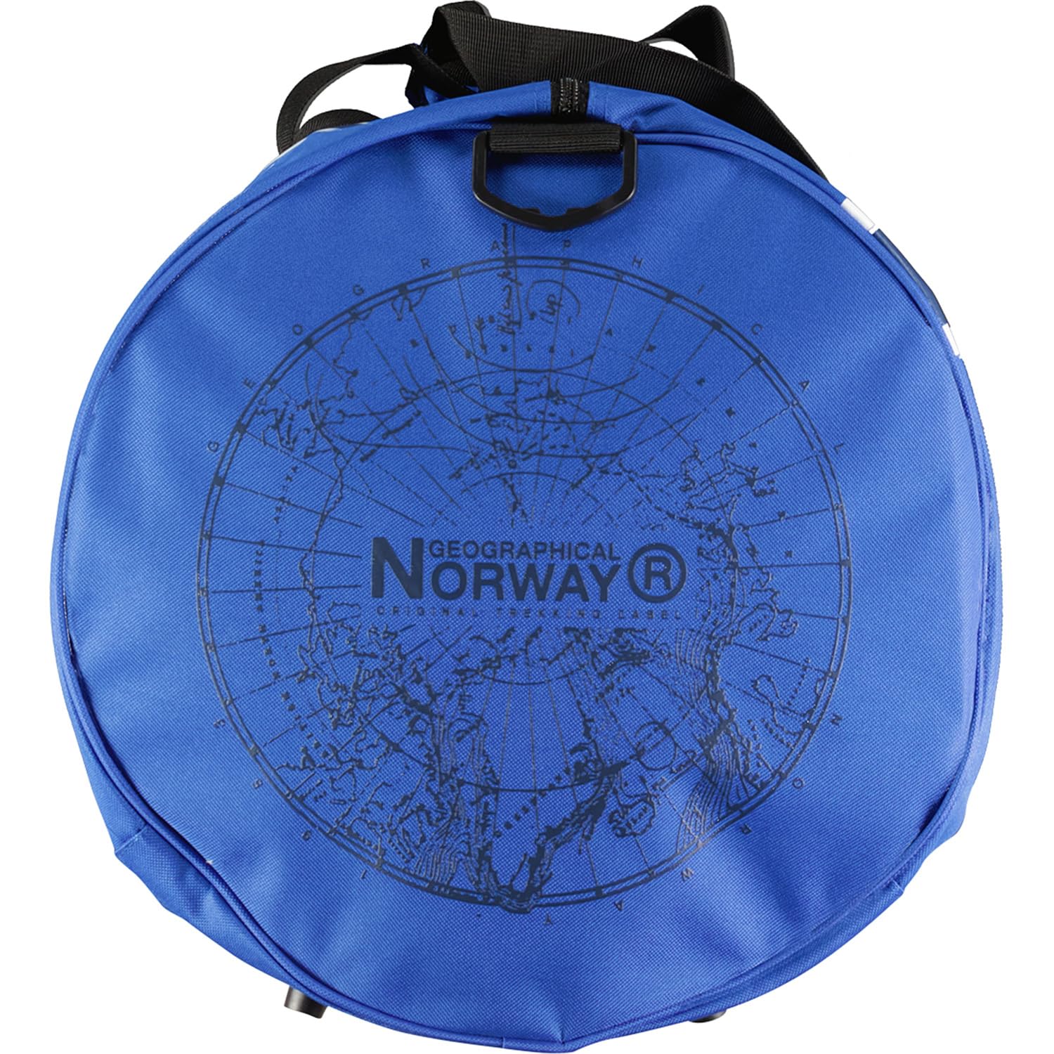 Geographical Norway Shark Bolsa de Deporte Hombre Poliéster Gran Capacidad Correa Ajustable Cierre de Cremallera Viaje Fitness Entrenamiento (Azul real)