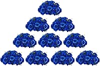 Vista 22 de BLOSMON Bolas de Flores Artificiales Centros de Mesa de Boda 2 Piezas 11.8" Lila Flores Falsas Rosa Hortensia Arreglo de Bolas Centro de Mesa
