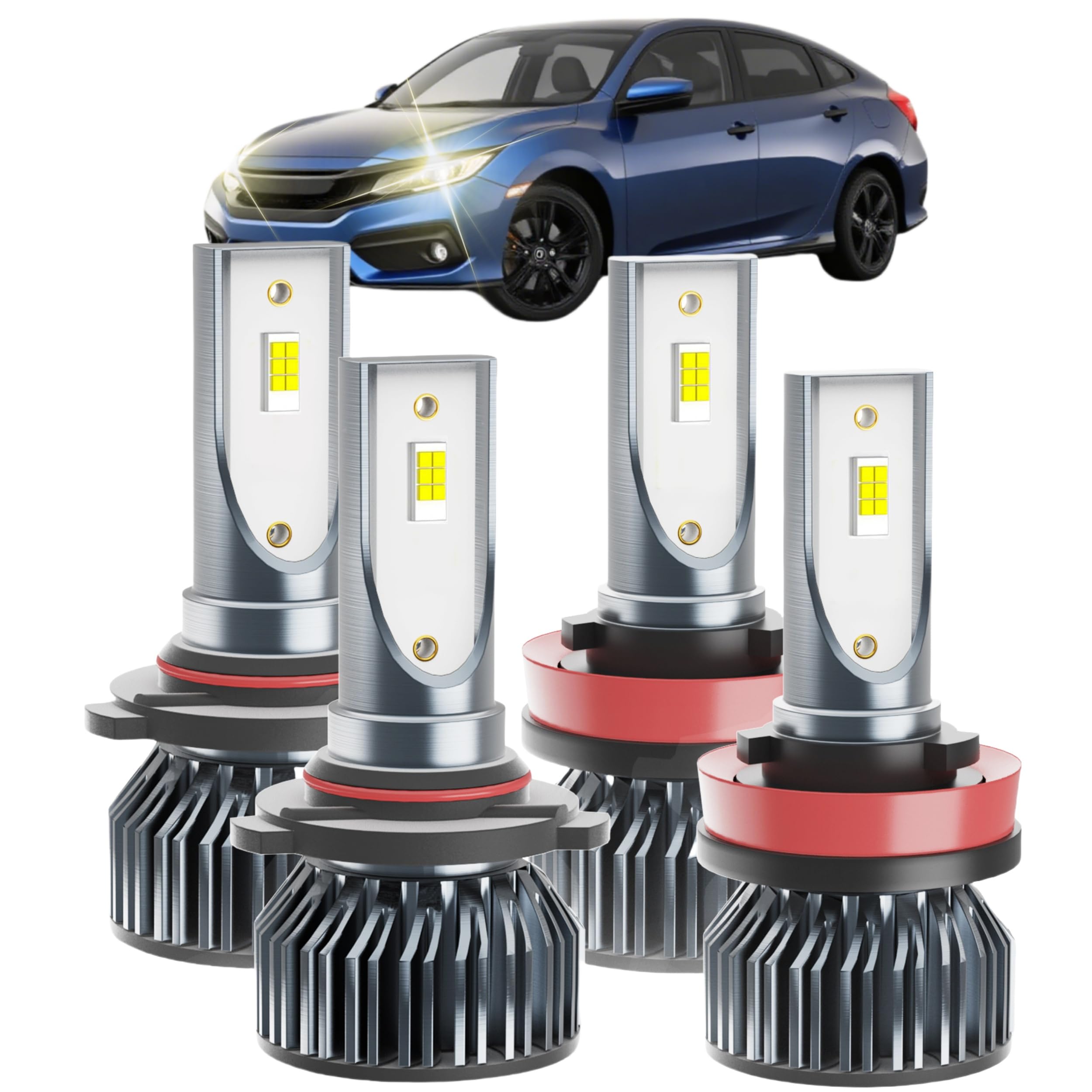 Wenicaca Civic H11 6000K (4-Pack)