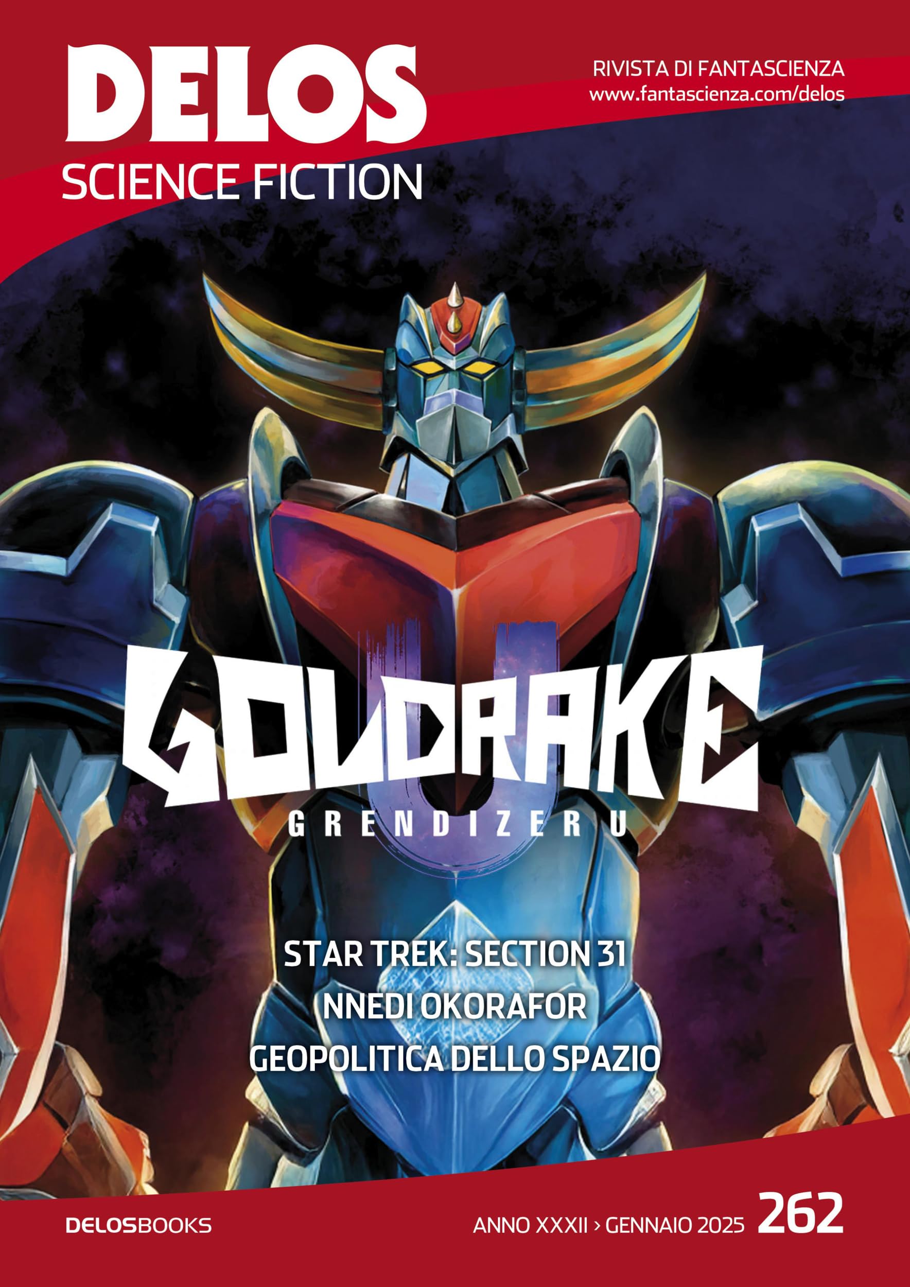 Cover of Delos Science Fiction, #262 - Gennaio 2025