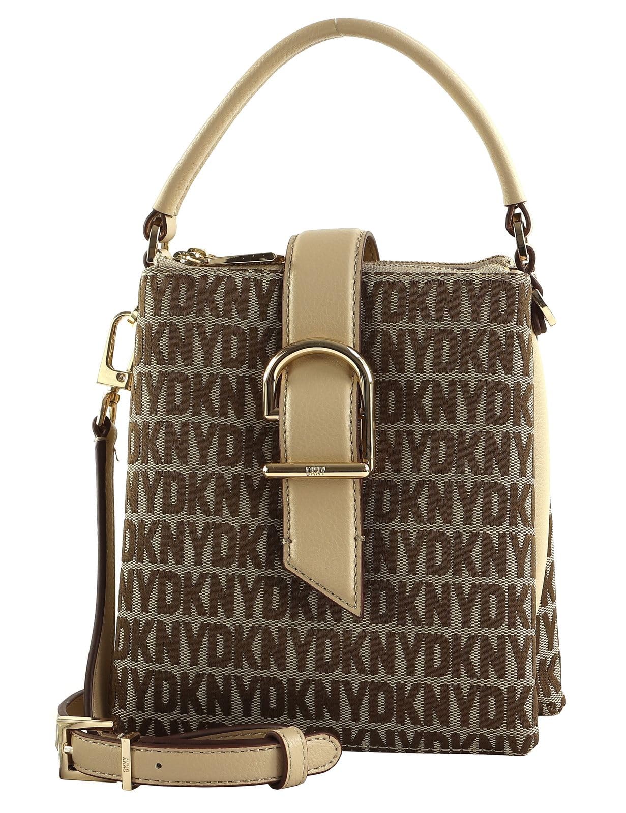DKNY Women Deena Small Top Handle Crossbody, Chino/Light Khaki