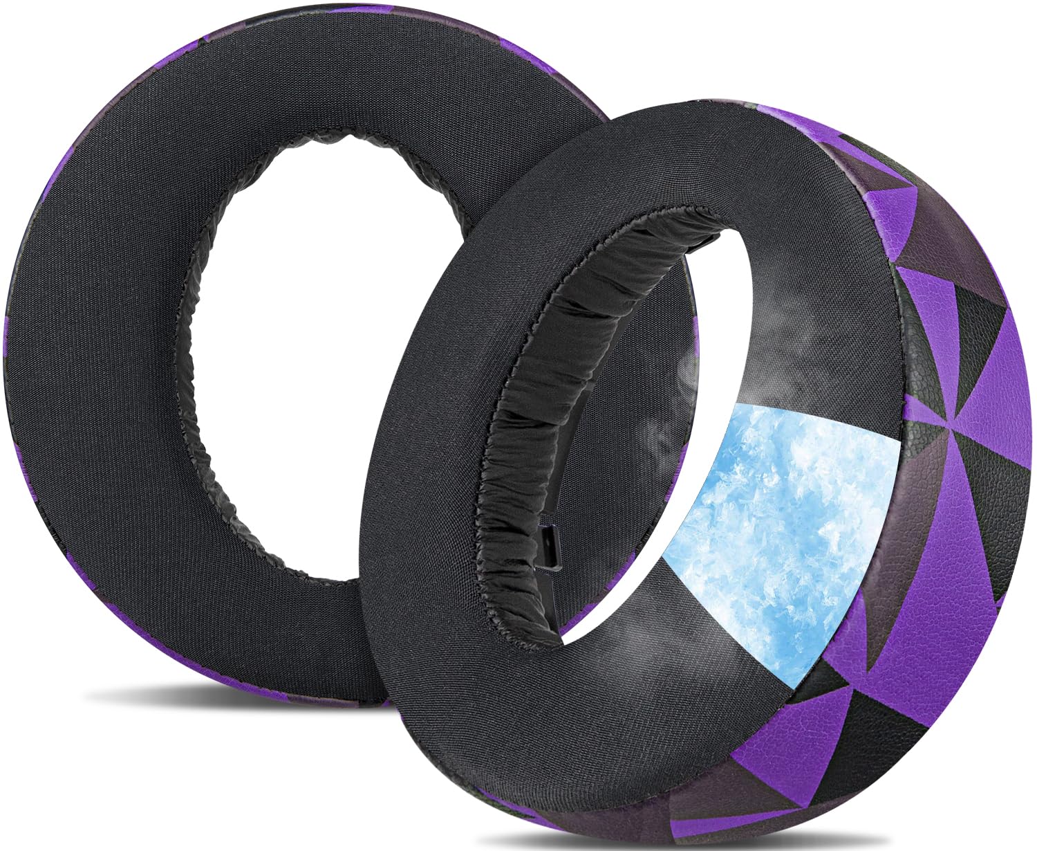 SOULWIT Cooling-Gel Replacement Earpads Cushions for Sony PlayStation 5 Pulse PS5 3D Wireless Headset, Ear Pads Cushions with Noise Isolation Foam -