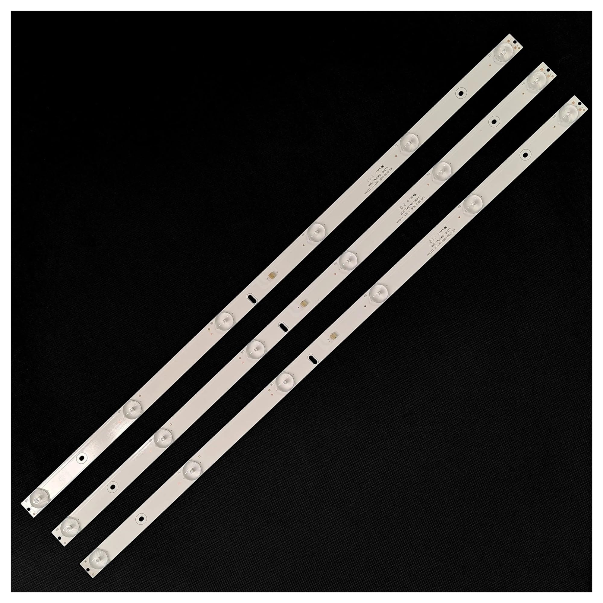 HYKPSTYJY 3Pcs/Set 32inch 582mm LED Backlight Strip for 6led 3V KZ-320-306-pitch JHD315GH-E52 LHD32D33TUK LHD32D33 STV-LC32ST880WL(15 Pieces for 5TV)