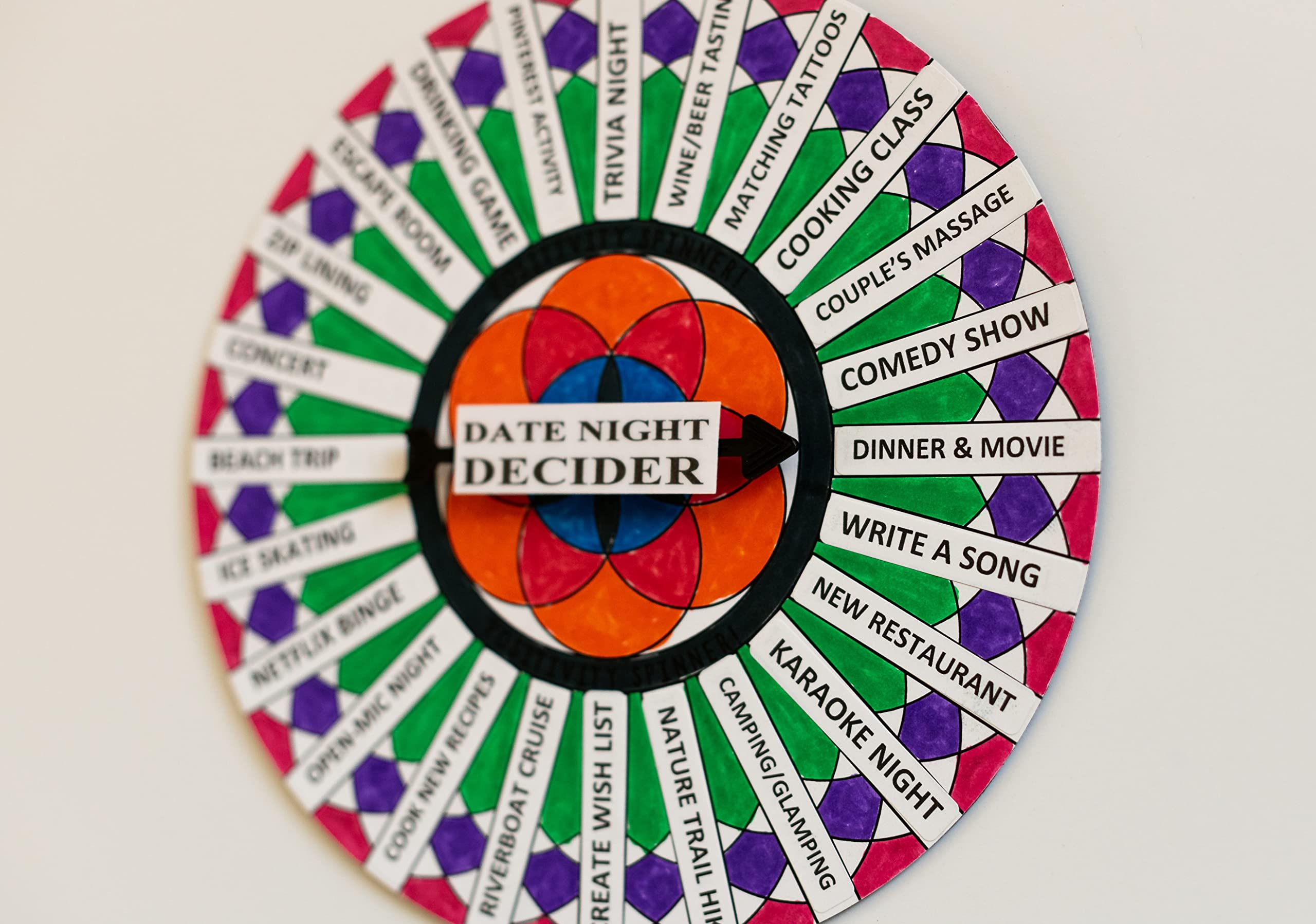 All Positive Products Date Night Decider - Fun and Creative Ideas for deciding what to do on your Date Night