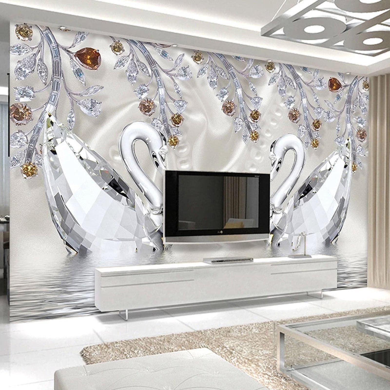 3D driedimensionale bloemornamenten muurschildering woonkamer tv achtergrond wanddecoratie muurschildering reliëf bloem fotobehang kopen vanaf een prijs van 9.87