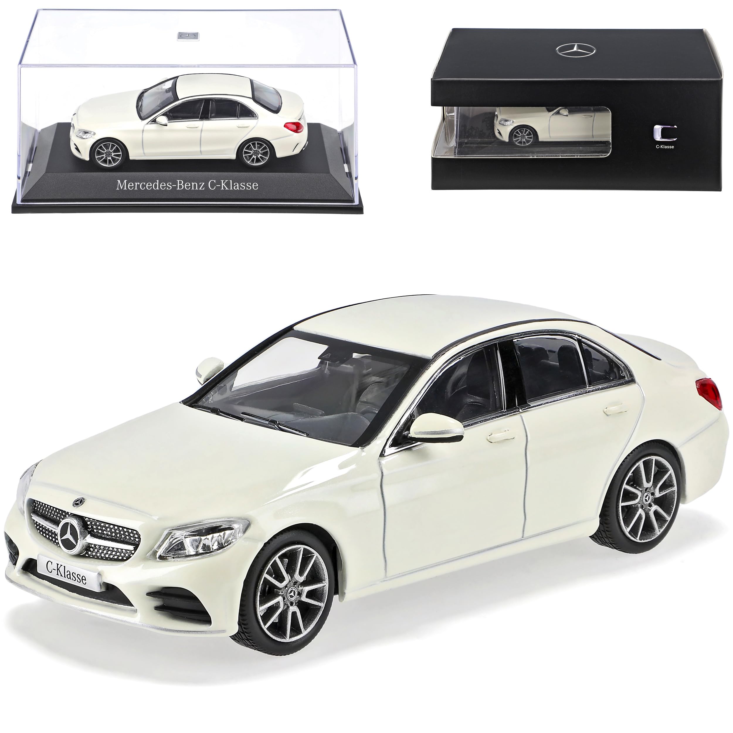 Mercedes-Benz 1/43 W205 前期型 Mercedes-Benz C-Klass W205 Sedan Obsidian Black 1:43 Norev B6 696