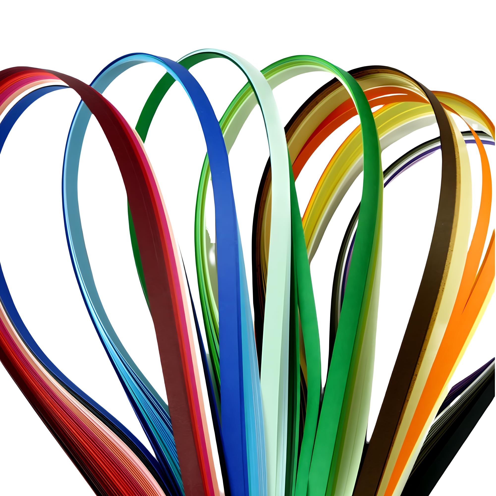 Zadaro Paper Quilling Strips - 240pcs, 5mm X 52cm, Solid Colors For DIY Crafts - View #9