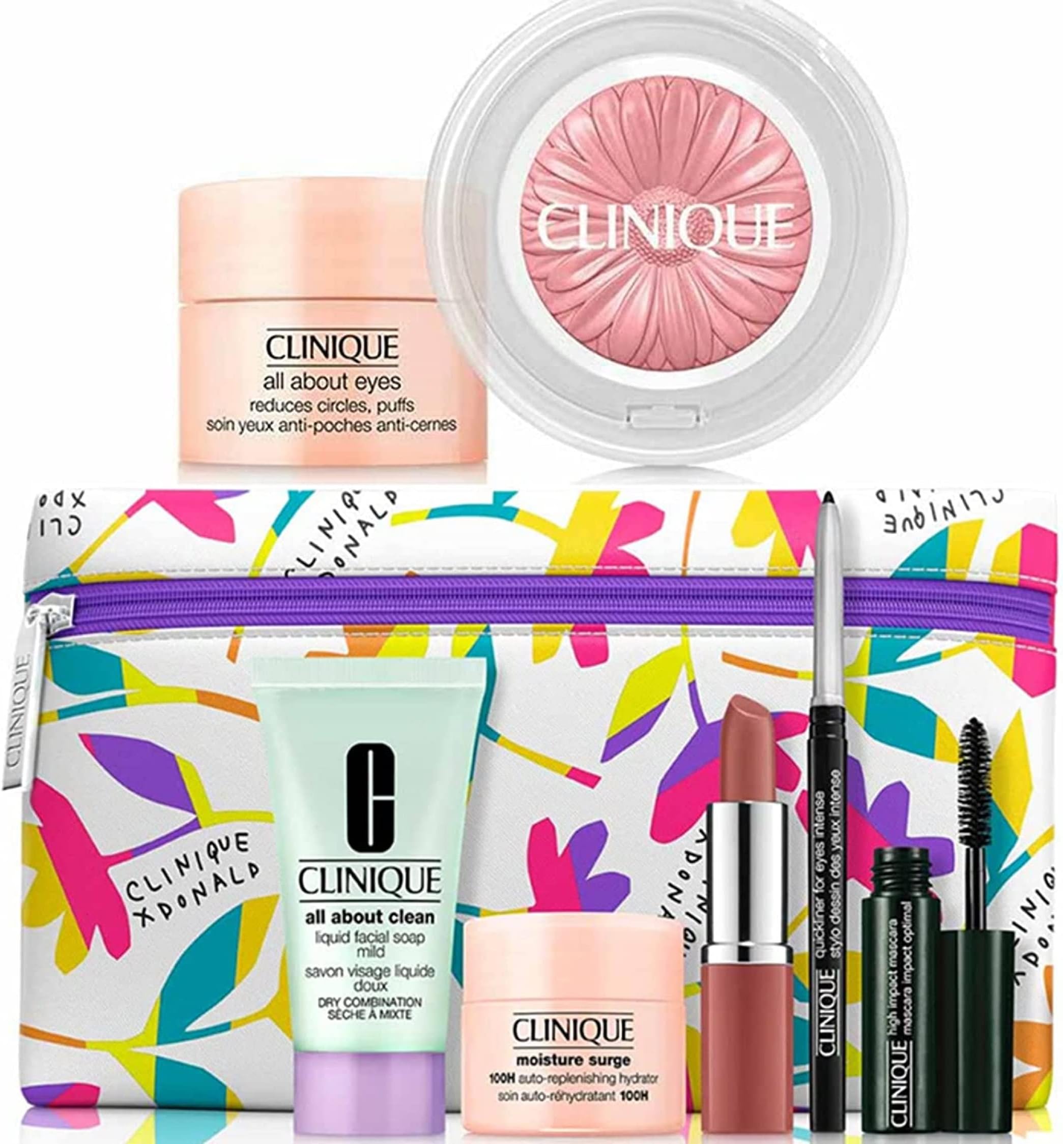 Clinique 8 pieces Spring Perk Up Duo Gift Set