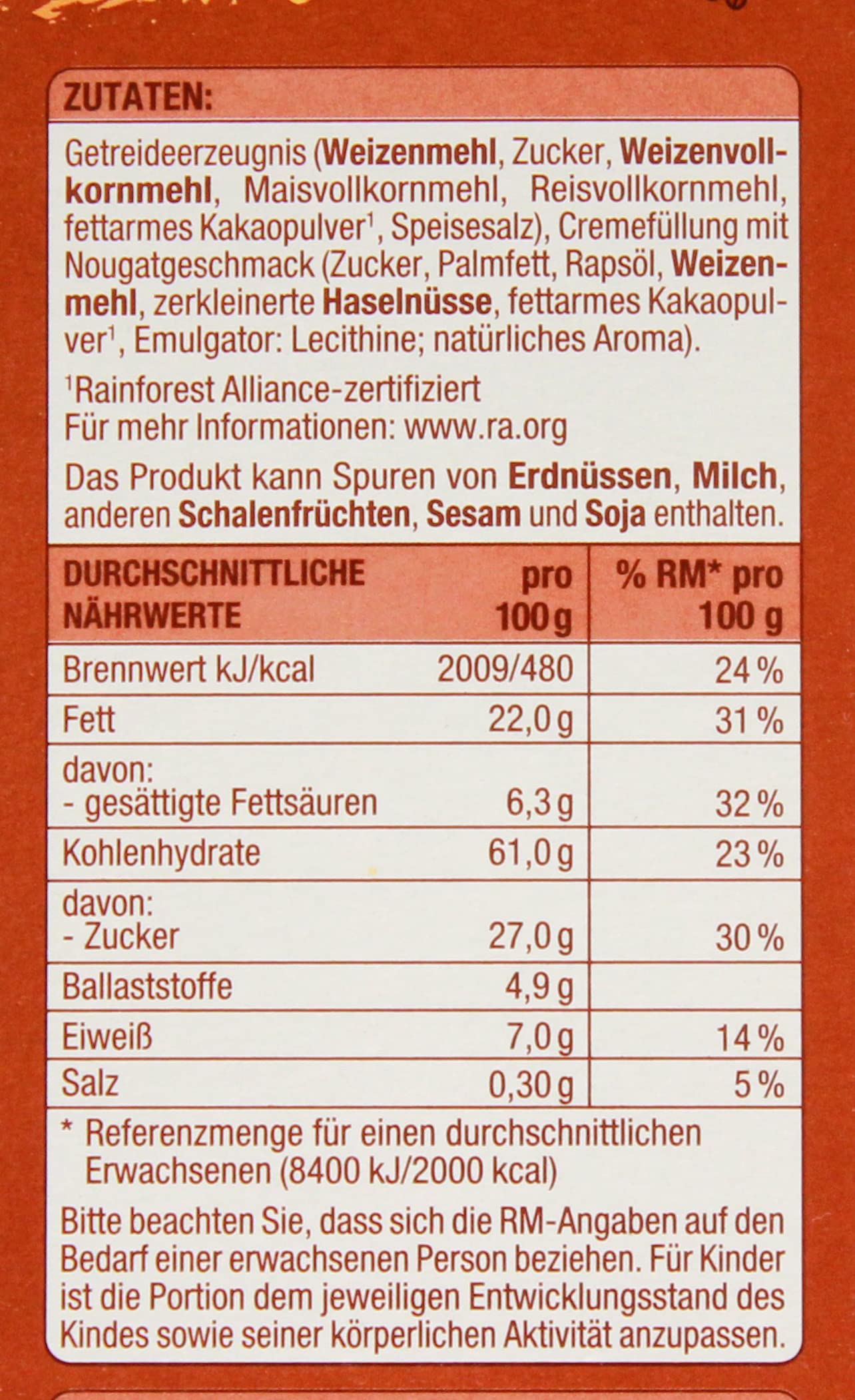 Gut und Günstig Nougat Bits, 5er Pack (5 x 750g)