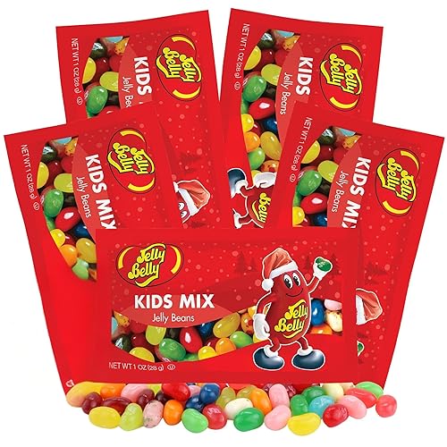Needzo Gomitas de Navidad, bolsas indiviudales, dulces de relleno de calcetines, paquete de 5