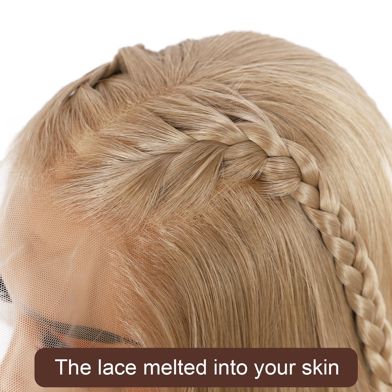 SOMIARIK Ash Blonde Wear and Go Glueless Wig - Image 3