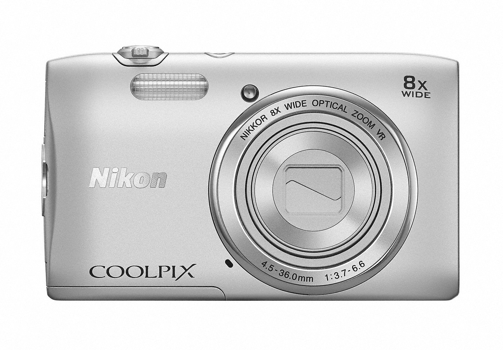 Amazon.com : Nikon Digital Camera COOLPIX S3600 Silver - デジタル 