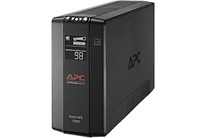 APC UPS 1500VA UPS Battery Backup and Surge Protector: BX1500M Backup Battery...