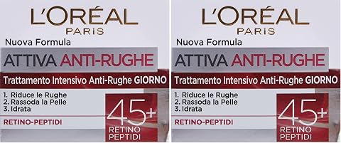 L'Oréal Paris Active Anti-Wrinkle Creme facial, pack de 2