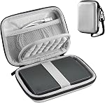 ProCase External Hard Drive Case for Toshiba Canvio Basics -Black | Portable Western Digital WD Elements My Passport Seagate, Samsung T9 and Portable Backup Plus Slim 1TB 2TB 3TB 4TB USB 3.0