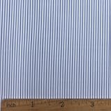 Blue White Striped Fabric,1/16