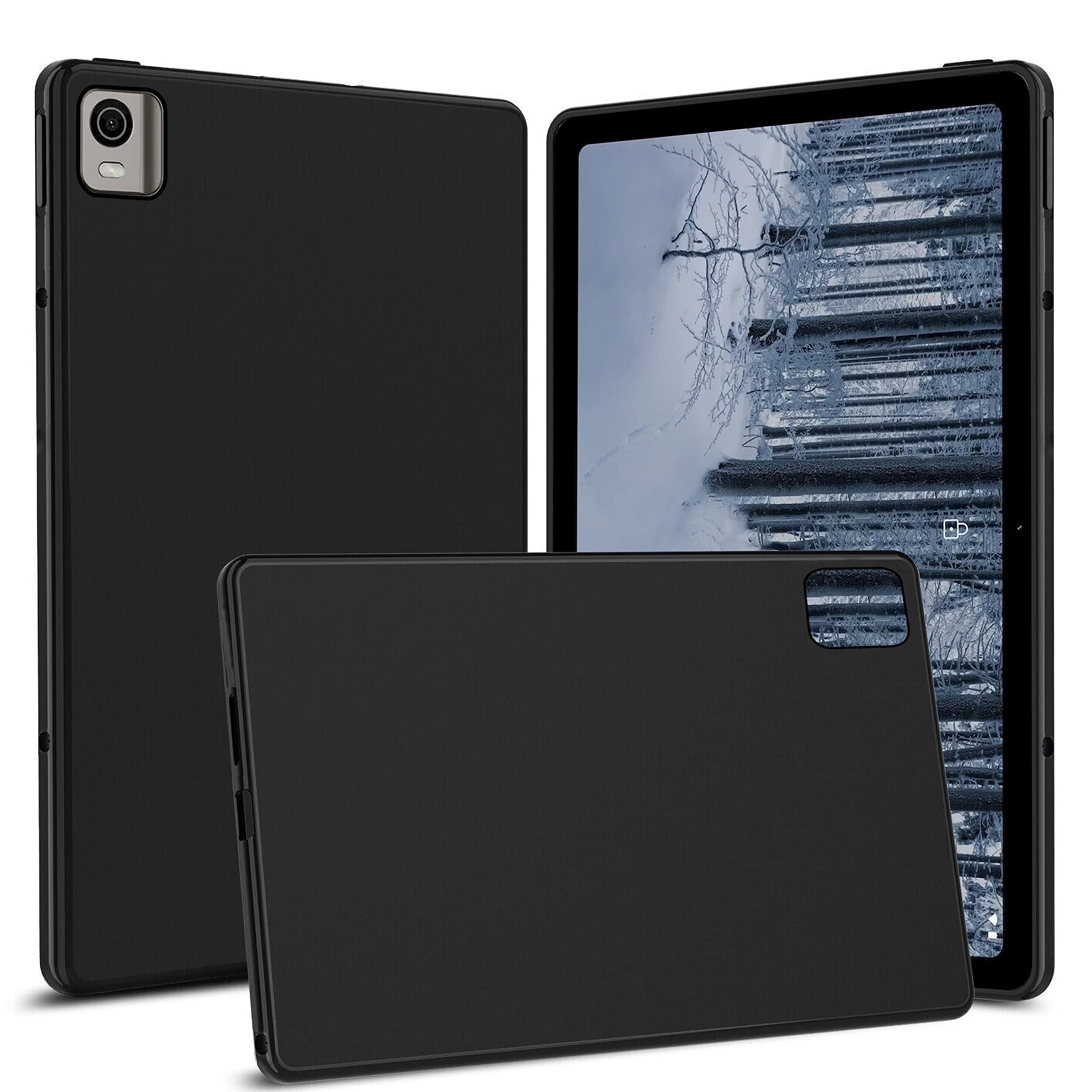 TGK Matte Design Soft Silicon Back Case Cover for Nokia Tab T21 10.36 inch Tablet, Black (B0BTYMLN9Z) Amazon Price History, Amazon Price Tracker